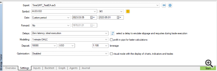 TimeGMT library for the strategy tester - library for MetaTrader 5