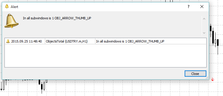 Number of objects in the specified chart - script for MetaTrader 5