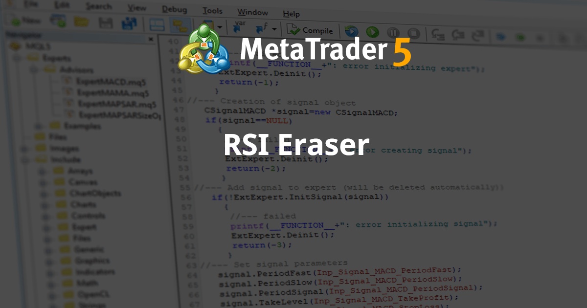 RSI 橡皮擦 - MetaTrader 5 专家