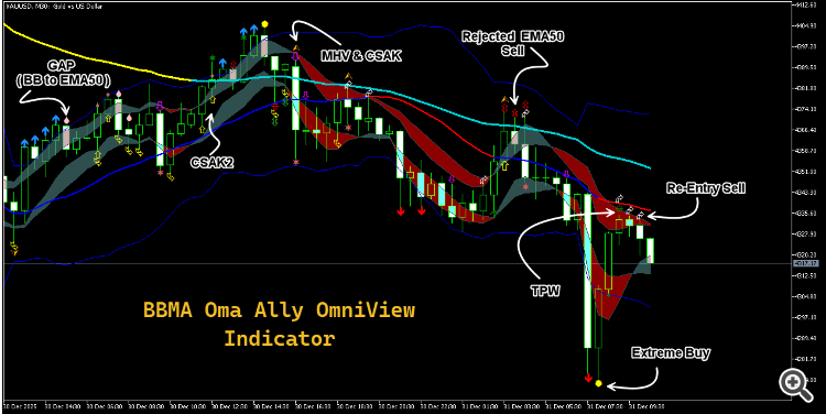 BBMA Oma Ally OmniView - indicator for MetaTrader 5