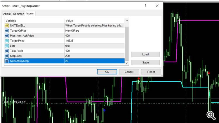 Multi_BuyLimitOrders & Multi_BuyStopOrders - script for MetaTrader 5