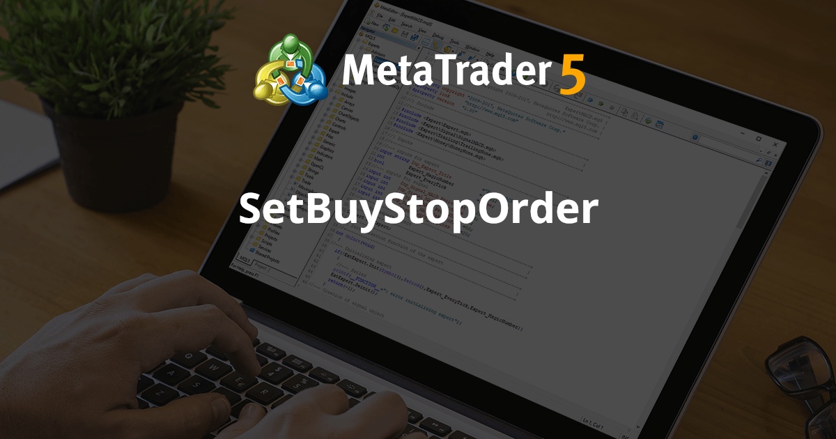SetBuyStopOrder - MetaTrader 5 脚本