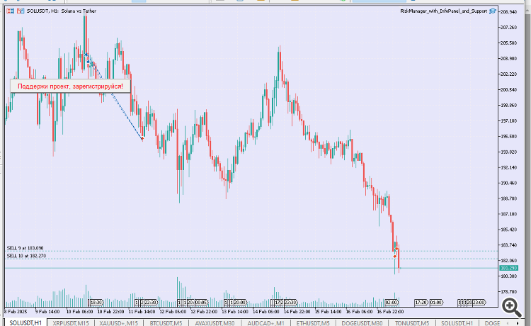 RiskManager with InfoPanel and Support - expert for MetaTrader 5