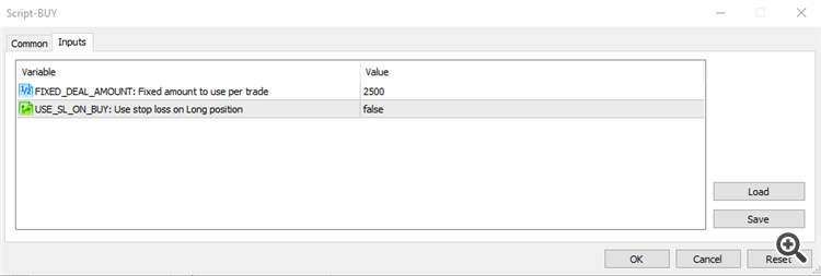 Buy using amount instead of lots - script for MetaTrader 5