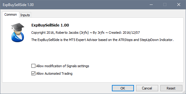 ExpBuySellSide - MetaTrader 5 专家