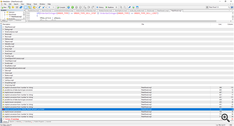 Peter Panel 1.0 - expert for MetaTrader 5