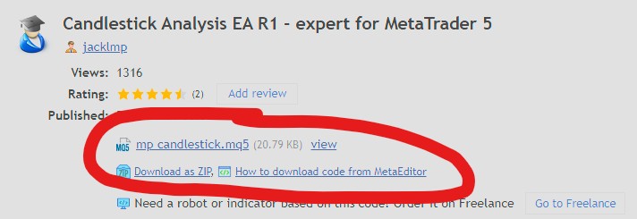 Candlestick Analysis EA R1 - expert for MetaTrader 5