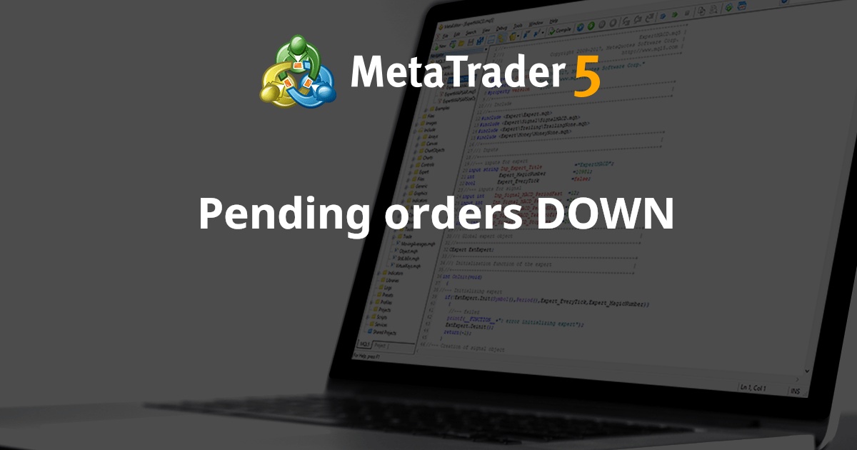挂单下降 - MetaTrader 5 脚本
