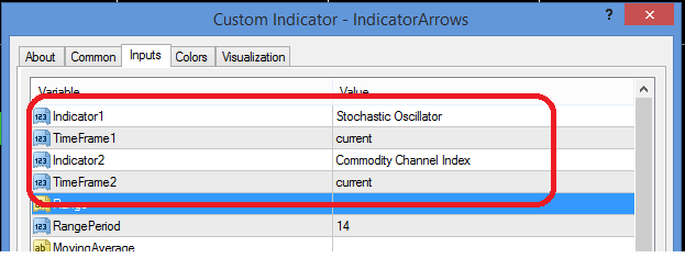 Indicator Arrows - indicator for MetaTrader 4