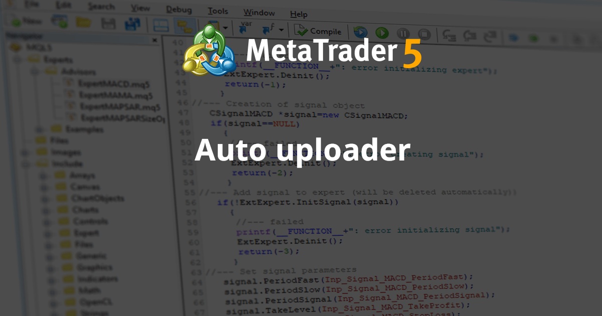 自动上传器 - MetaTrader 4脚本