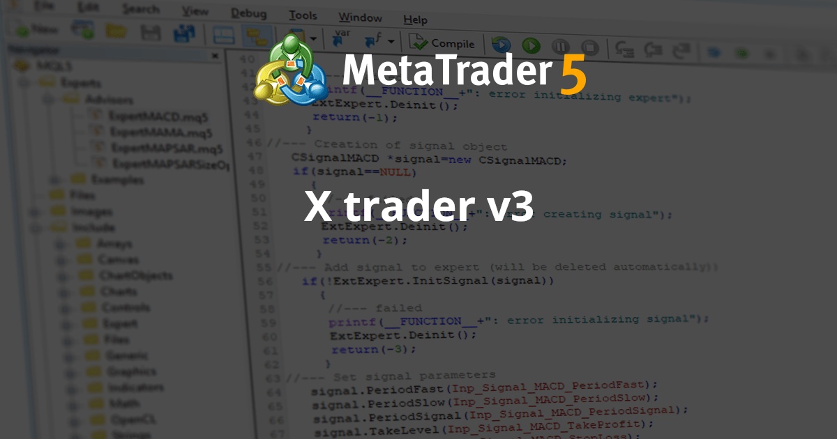 X trader v3 - MetaTrader 4 专家