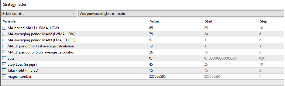 MAMACD - expert for MetaTrader 5