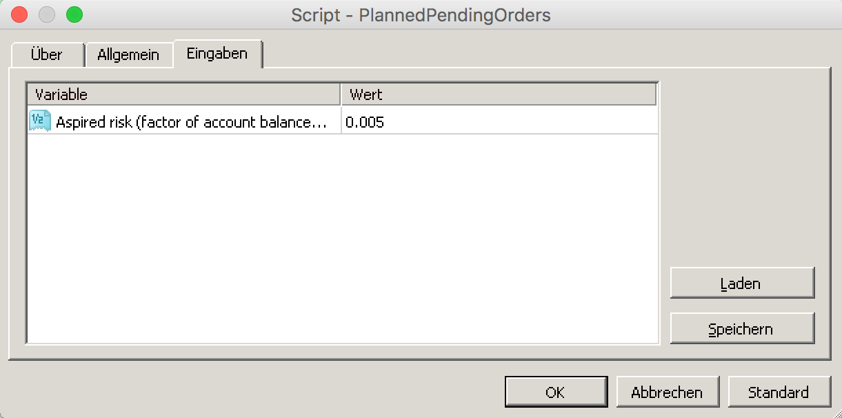 PlannedPendingOrders - script for MetaTrader 4