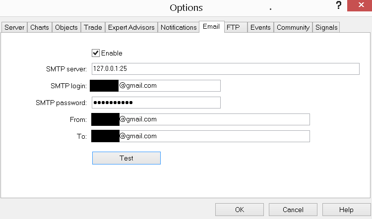 MA Cross Alert Once - indicator for MetaTrader 4