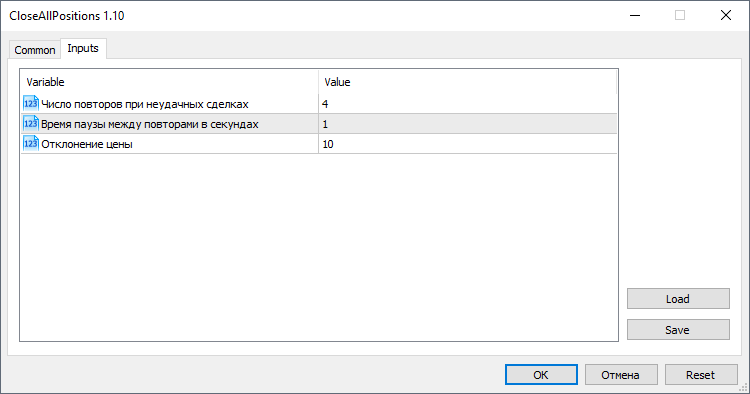 CloseAllPositions - MetaTrader 5 脚本