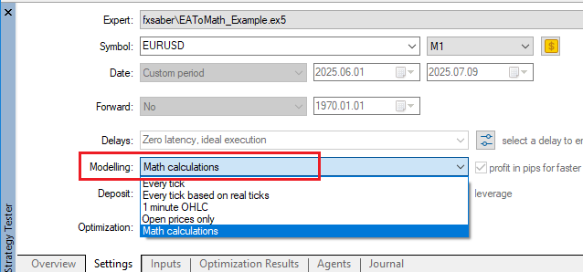 EAToMath - library for MetaTrader 5