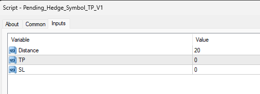 Harmonized Pending Hedge of open trades for chart symbol - script for MetaTrader 4