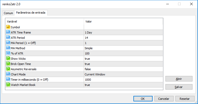 Renko 2.0 ATR - MetaTrader 5 库