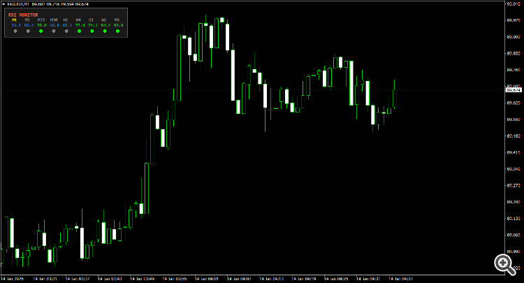 RSI Monitor - indicator for MetaTrader 4