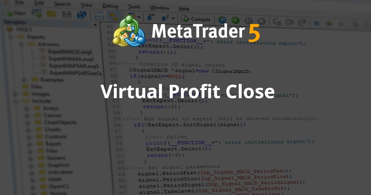 虚拟利润平仓 - MetaTrader 4 专家