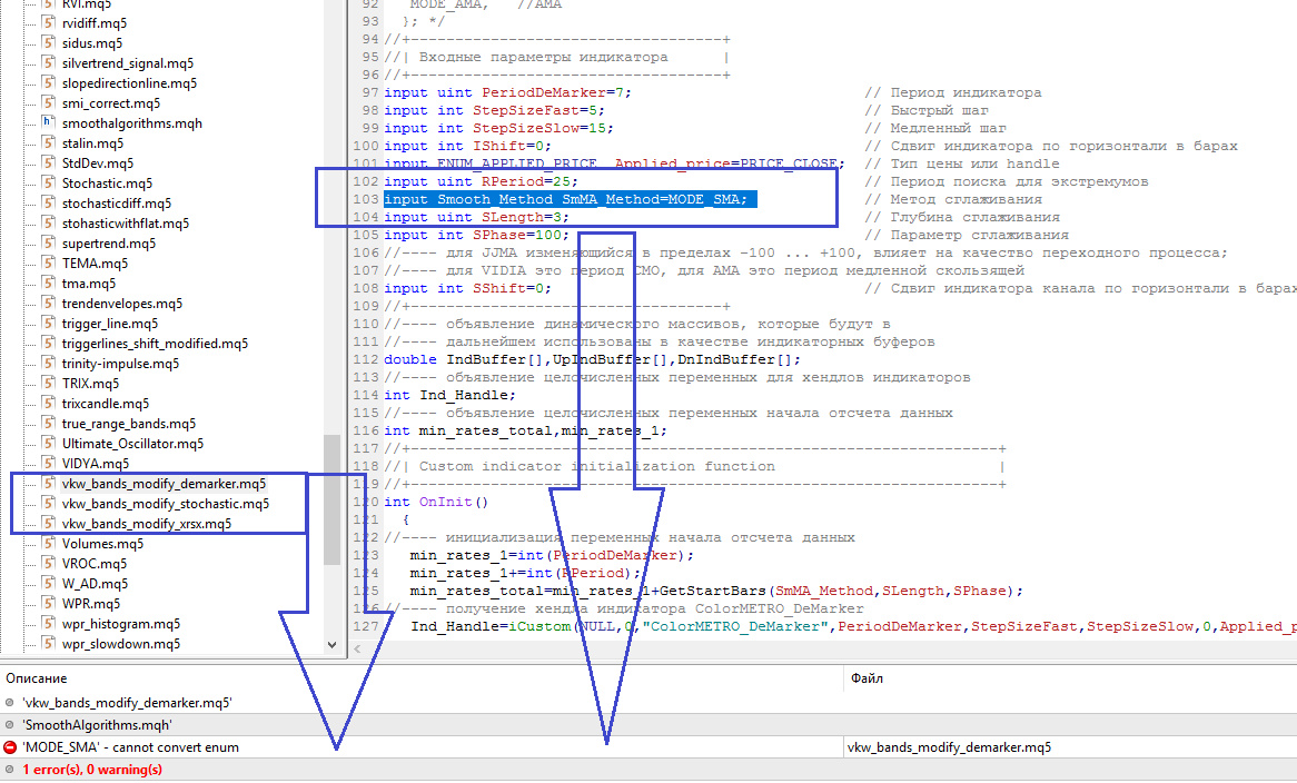 VKW_Bands_Modify_Stochastic_HTF - indicator for MetaTrader 5