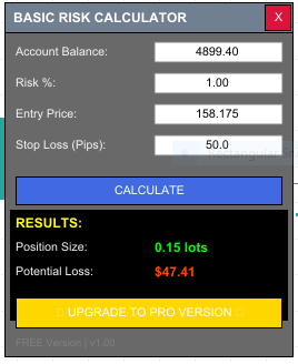 Position Size Pro Lite: Interactive Risk Calculator Panel - expert for MetaTrader 5