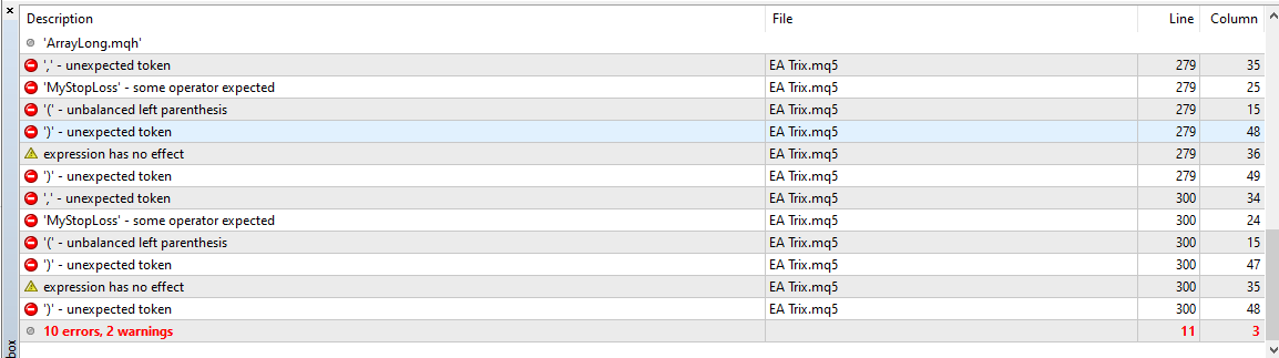 EA Trix - expert for MetaTrader 5