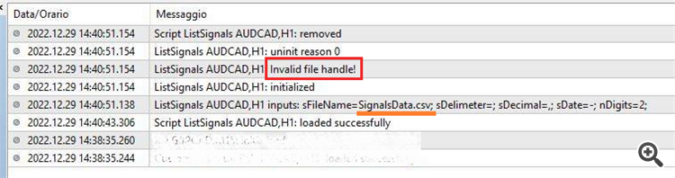 Listing all MT4 Signals' properties to a CSV file - script for MetaTrader 4