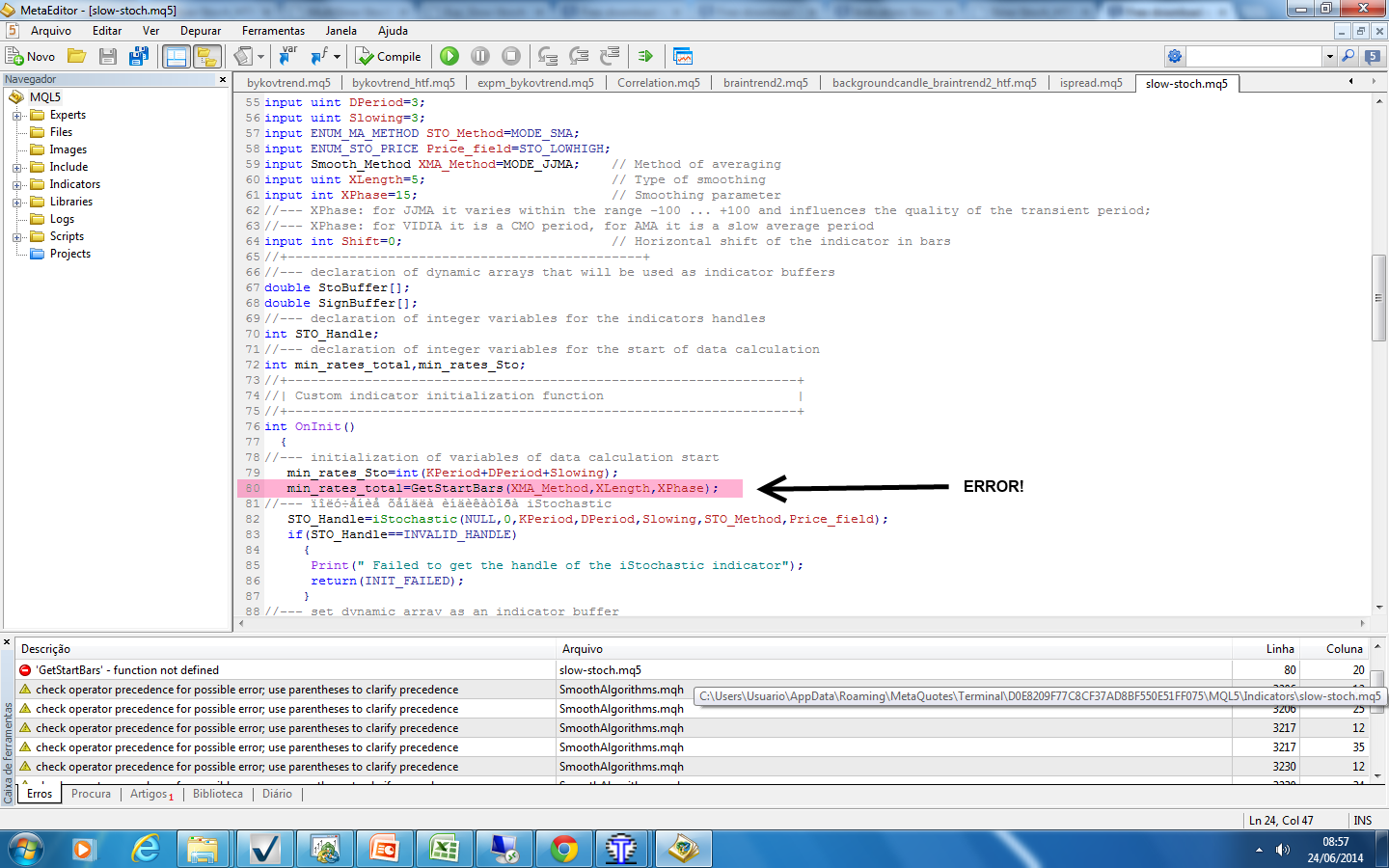 Slow-Stoch - indicator for MetaTrader 5