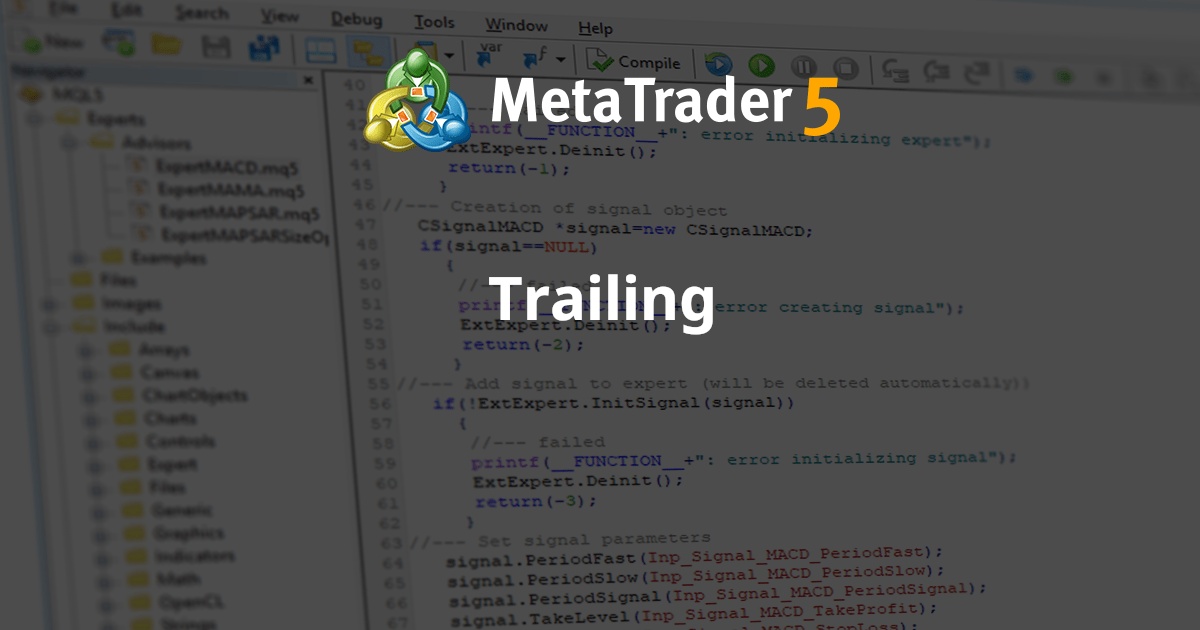 追踪 - MetaTrader 4 专家