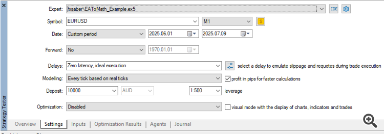 EAToMath - library for MetaTrader 5