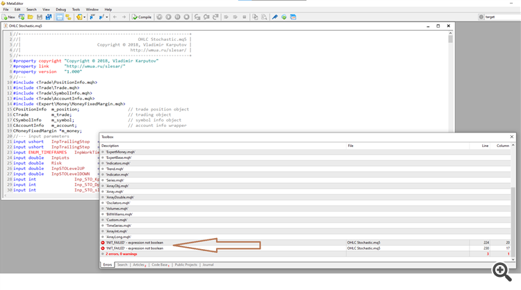 OHLC Stochastic - expert for MetaTrader 5