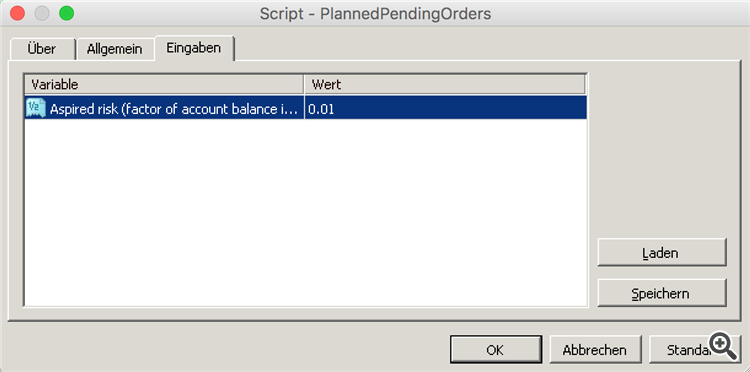 PlannedPendingOrders - script for MetaTrader 4