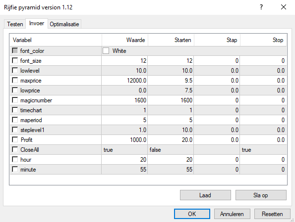 Rijfie pyramid 1.12 - expert for MetaTrader 4