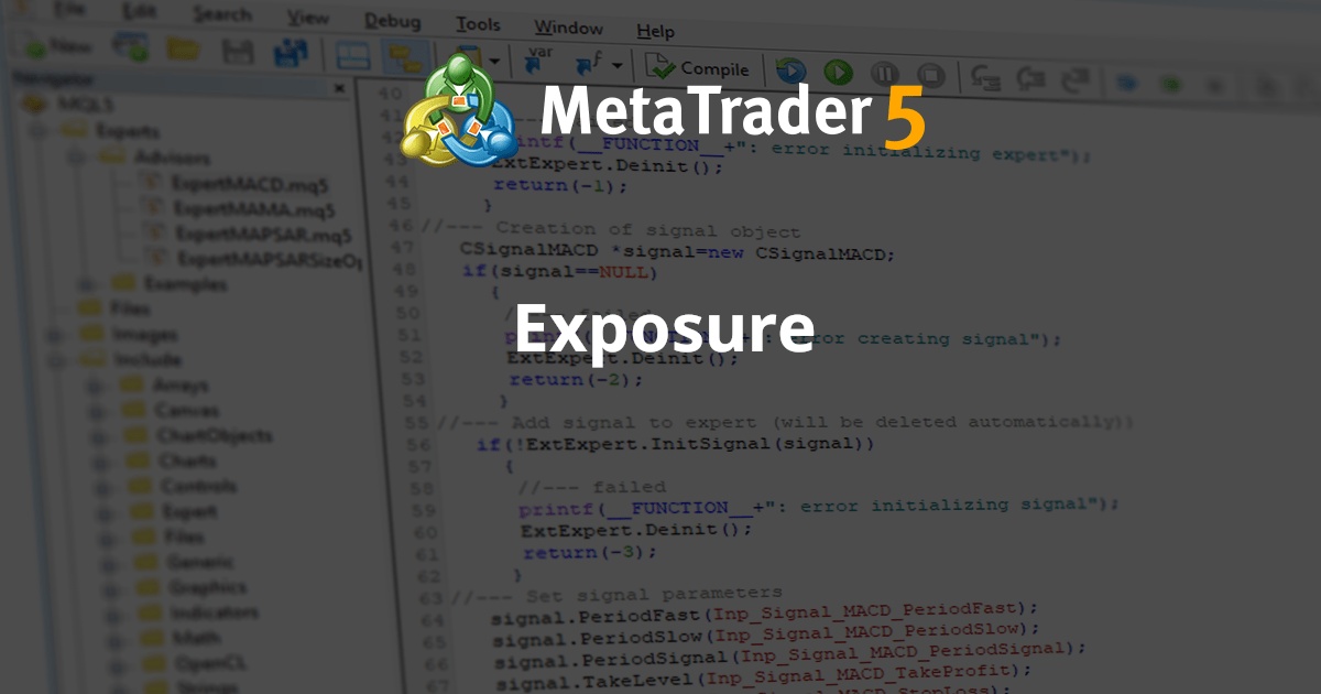 Exposure - MetaTrader 5 脚本