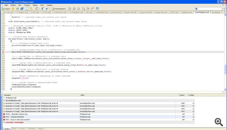 JFatlSpeed - indicator for MetaTrader 5