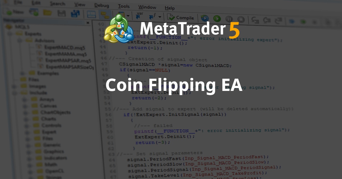 硬币翻转 EA - MetaTrader 4 专家