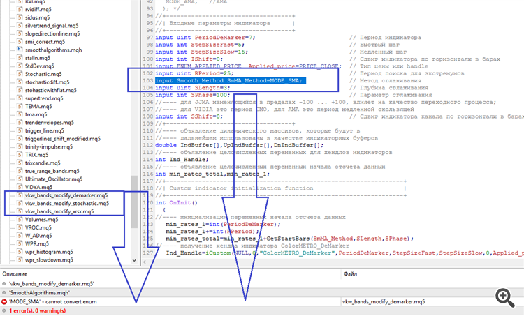 VKW_Bands_Modify_Stochastic_HTF - indicator for MetaTrader 5