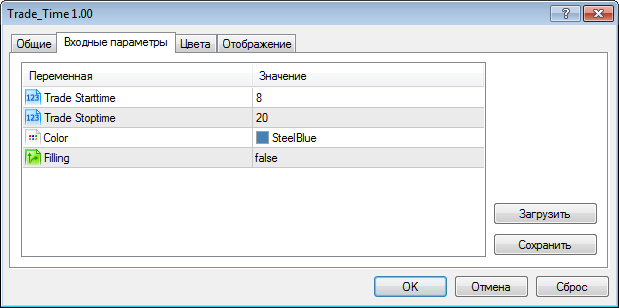 Trade_Time - MetaTrader 5脚本