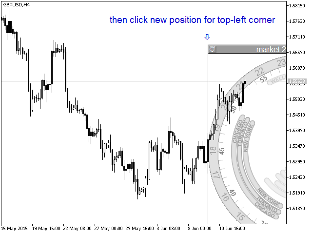 ClockAnalog - indicator for MetaTrader 5