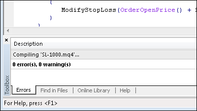 Stop Loss and Take Profit Scripts - script for MetaTrader 4