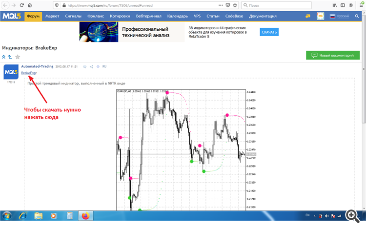 BrakeExp - indicator for MetaTrader 5