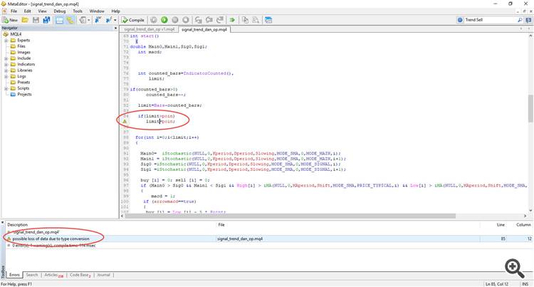 Signal for Trend - indicator for MetaTrader 4