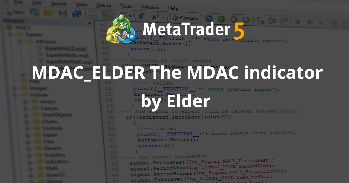 MDAC_ELDER Elder 的 MDAC 指标 - MetaTrader 4脚本