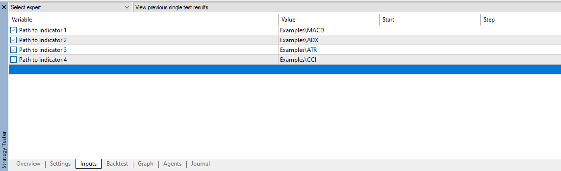 Indicator loader for strategy testing - expert for MetaTrader 5