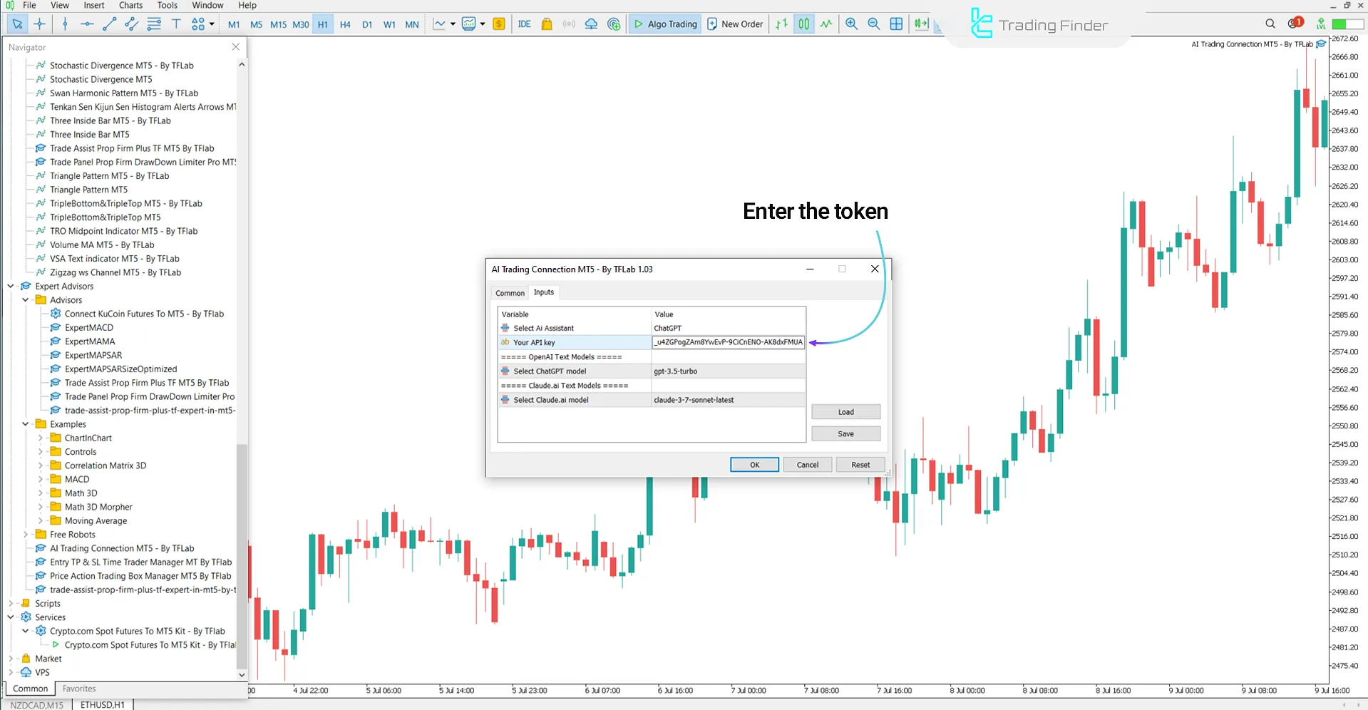 Adding AI token to AI Trading Connection