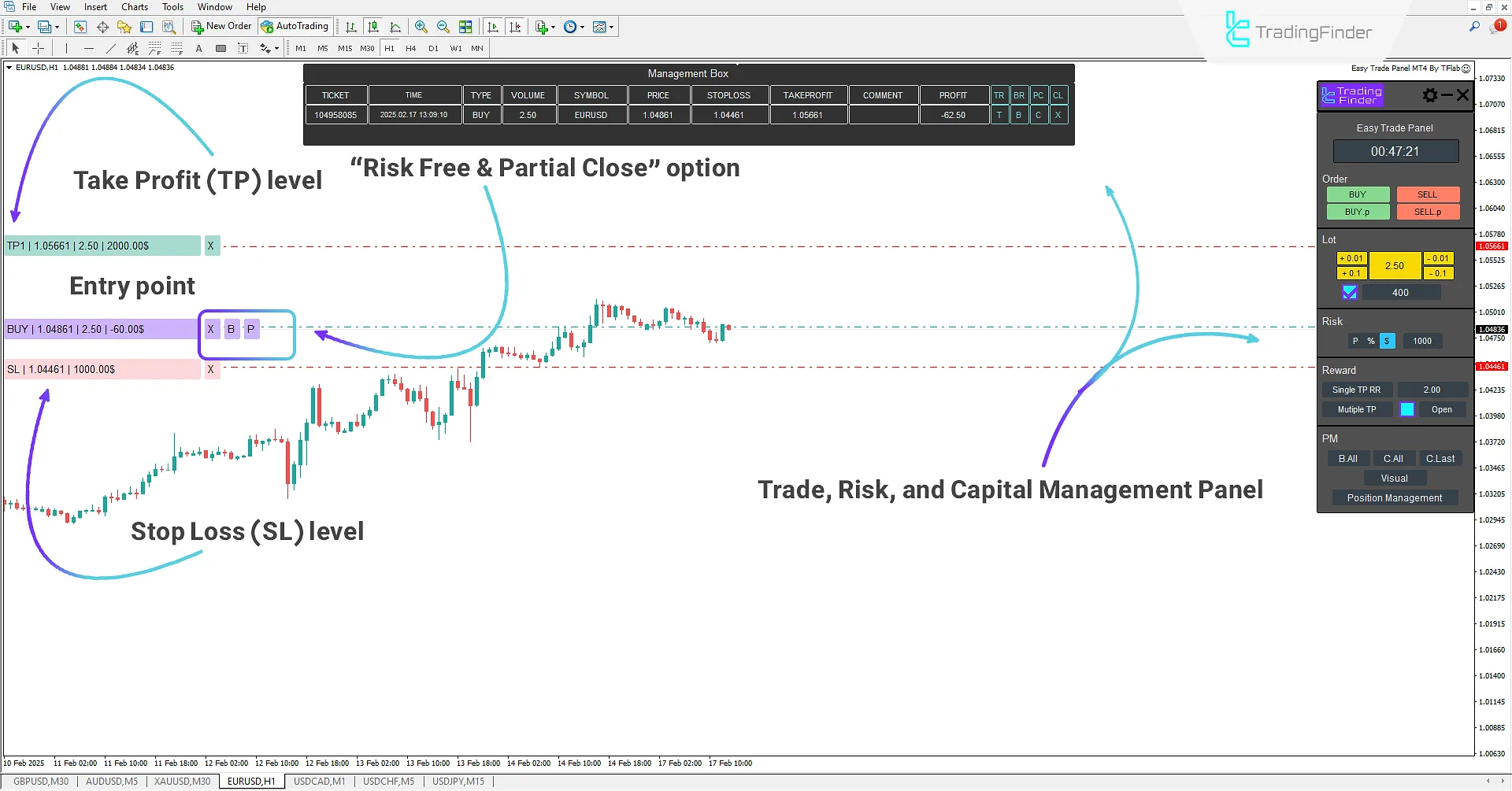 Execute Buy Position Using Easy Trade Expert