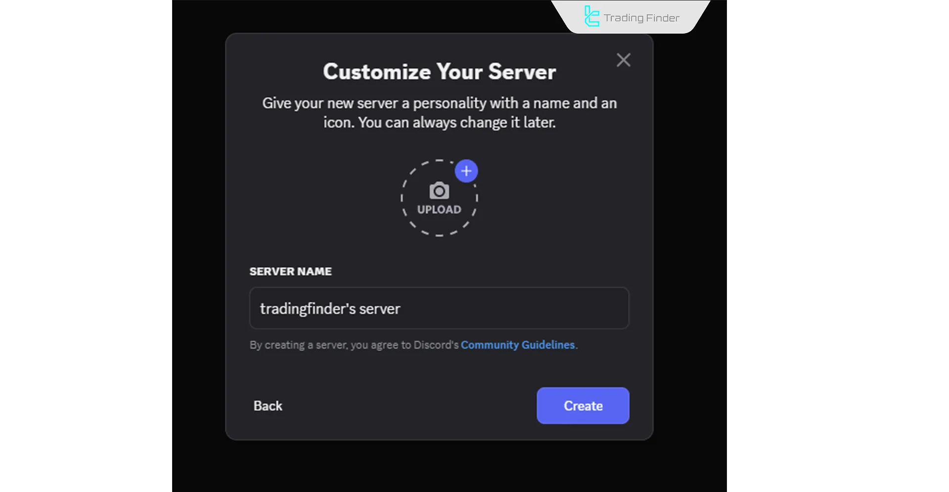 Choosing a suitable name for the channel in the Discord Signal Sender EA