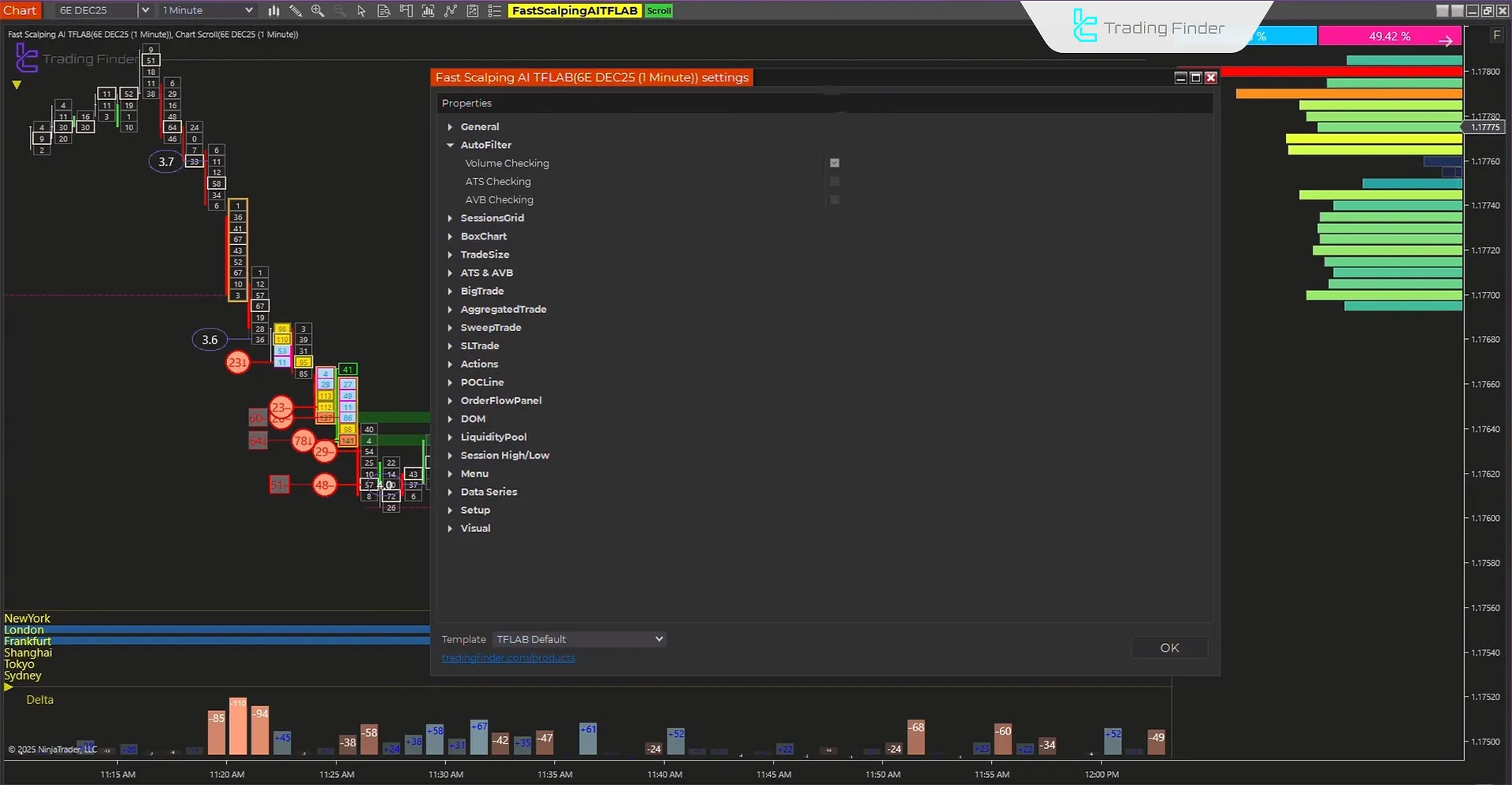 Fast Scalping AI Indicator settings image
