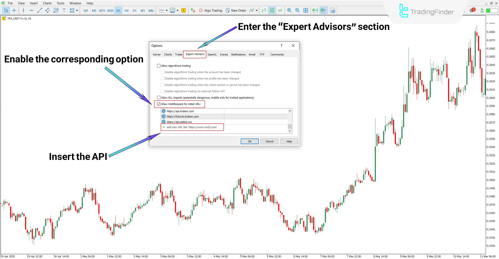 How to configure WebRequest